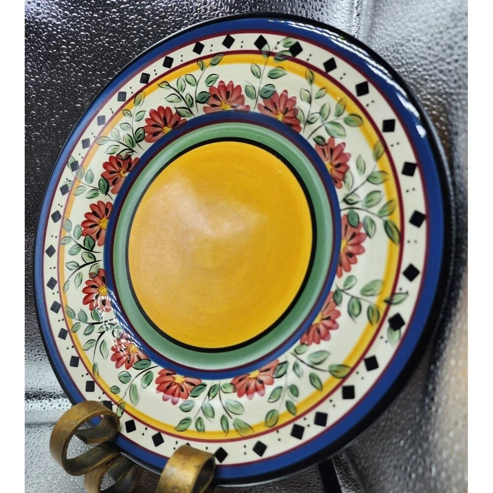 Pier 1 Imports Hand Painted Earthenware 